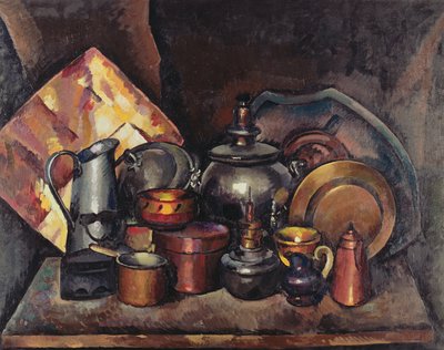Still Life with Samovar, 1920 by Ilya Ivanovich Mashkov